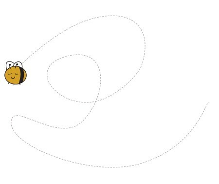 George the bee flying